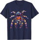 Tarantula Wildlife Artwork Colourful Splash Tarantula Lover T-Shirt - T-Shirt | Navy