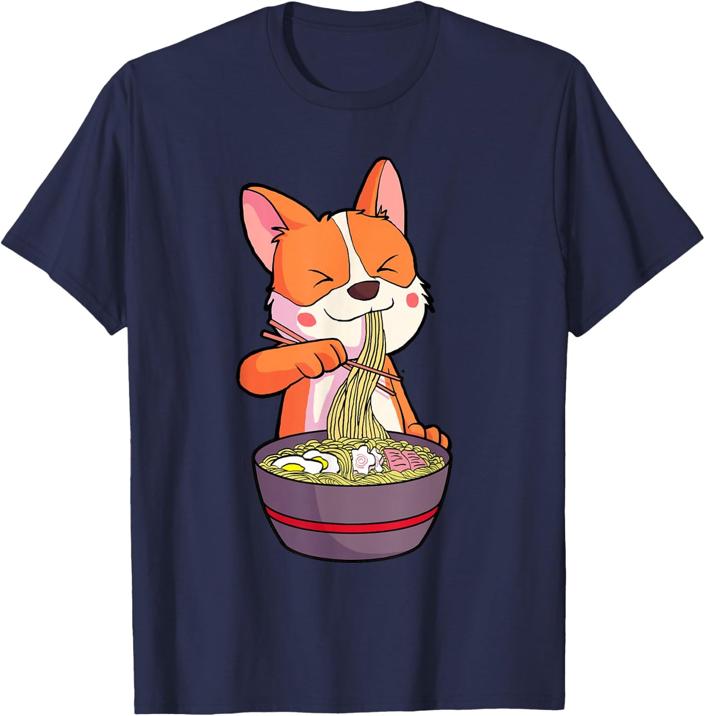 Japanese Food Lover Gift T-Shirt - T-Shirt | Navy