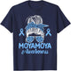 Moyamoya Warrior Moyamoya Disease Awareness T-Shirt - T-Shirt | Navy