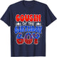 Cousin of the Birthday Boy Costume Spider Web Birthday Party T-Shirt - T-Shirt | Navy
