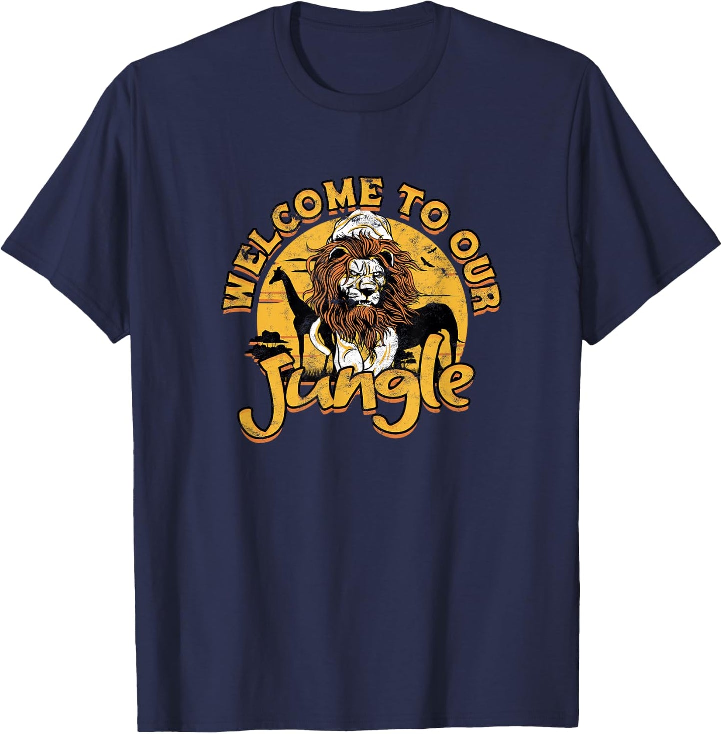 Welcome to Our Jungle T-Shirt - T-Shirt | Navy