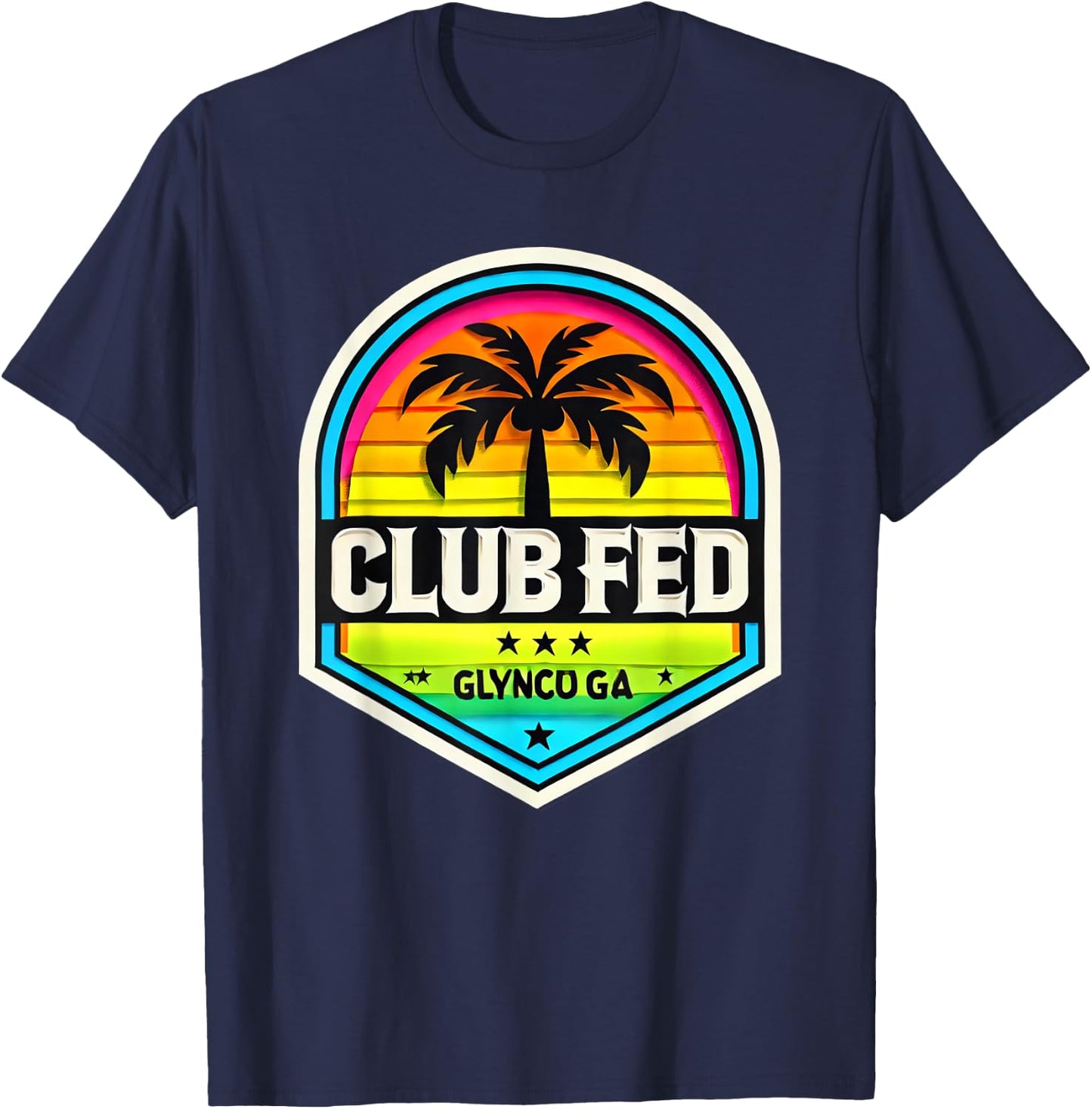 Federal Law Enforcement Training - Club Fed - Glynco GA T-Shirt - T-Shirt | Navy