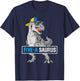 5 Years Old Dinosaur 5th Birthday T Rex Dino Five Saurus T-Shirt - T-Shirt | Navy