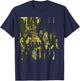Camo US Flag Fish Vintage Fishing Patriotic Fisherman Gift T-Shirt - T-Shirt | Navy