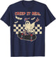 Halloween Boy Girl Retro Creep It Real Ghost on Skateboard T-Shirt - T-Shirt | Navy