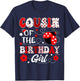 Cousin Of The Birthday Girl Lady Bug Birthday Party T-Shirt - T-Shirt | Navy