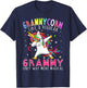 Grammycorn Like A Regular Grammy Only Way More Magical T-Shirt - T-Shirt | Navy