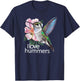 I Love Hummers Hummingbird Colibri T-Shirt - T-Shirt | Navy