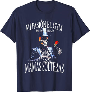 Frases Chidas Funny Mexicans Sarcasm Skull Sayings Hispanic T-Shirt - T-Shirt | Navy
