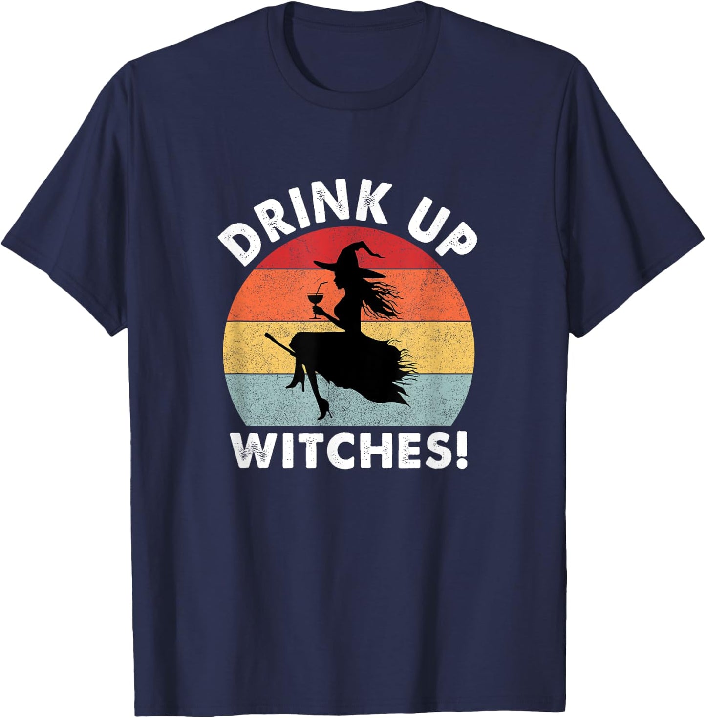 Bartender Halloween: Drink up Witches! T-Shirt - T-Shirt | Navy