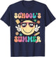 Last Day Of School Retro Schools Out For Summer Teacher Kids T-Shirt - T-Shirt | Navy