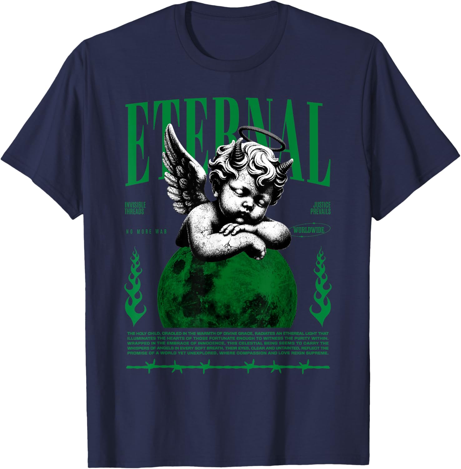 Eternal Lucky Green 5s Matching Women T-Shirt - T-Shirt | Navy