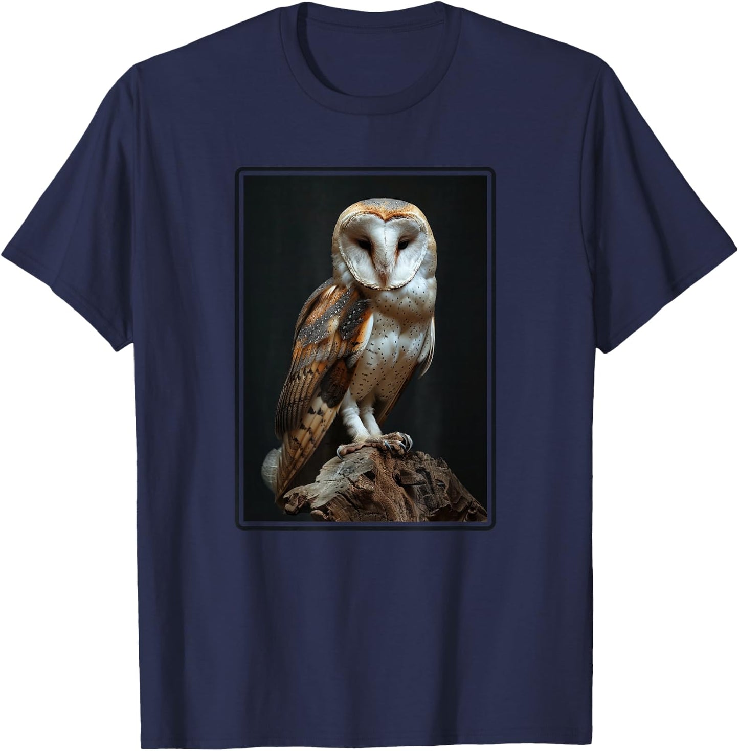 Barn Owls Barn Owl T-Shirt - T-Shirt | Navy