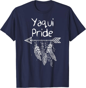 Yaqui Pride Native American Proud Men Women Kids Gift T-Shirt - T-Shirt | Navy