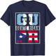 Guate Rican Roots Guatemala and Puerto Rico Mix T-Shirt - T-Shirt | Navy