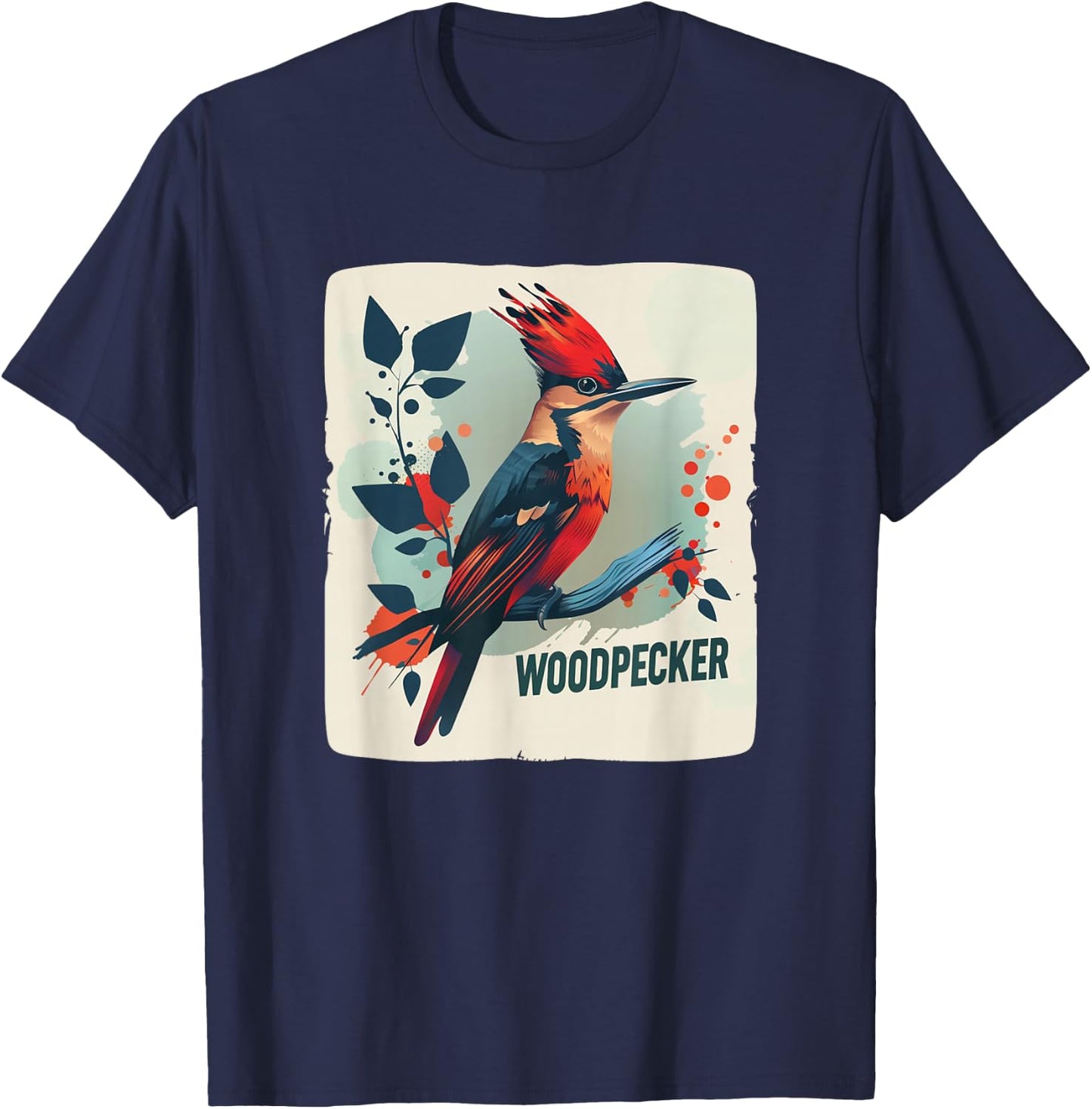 Beautiful Woodpecker Costume for Adults and Kids T-Shirt - T-Shirt | Navy