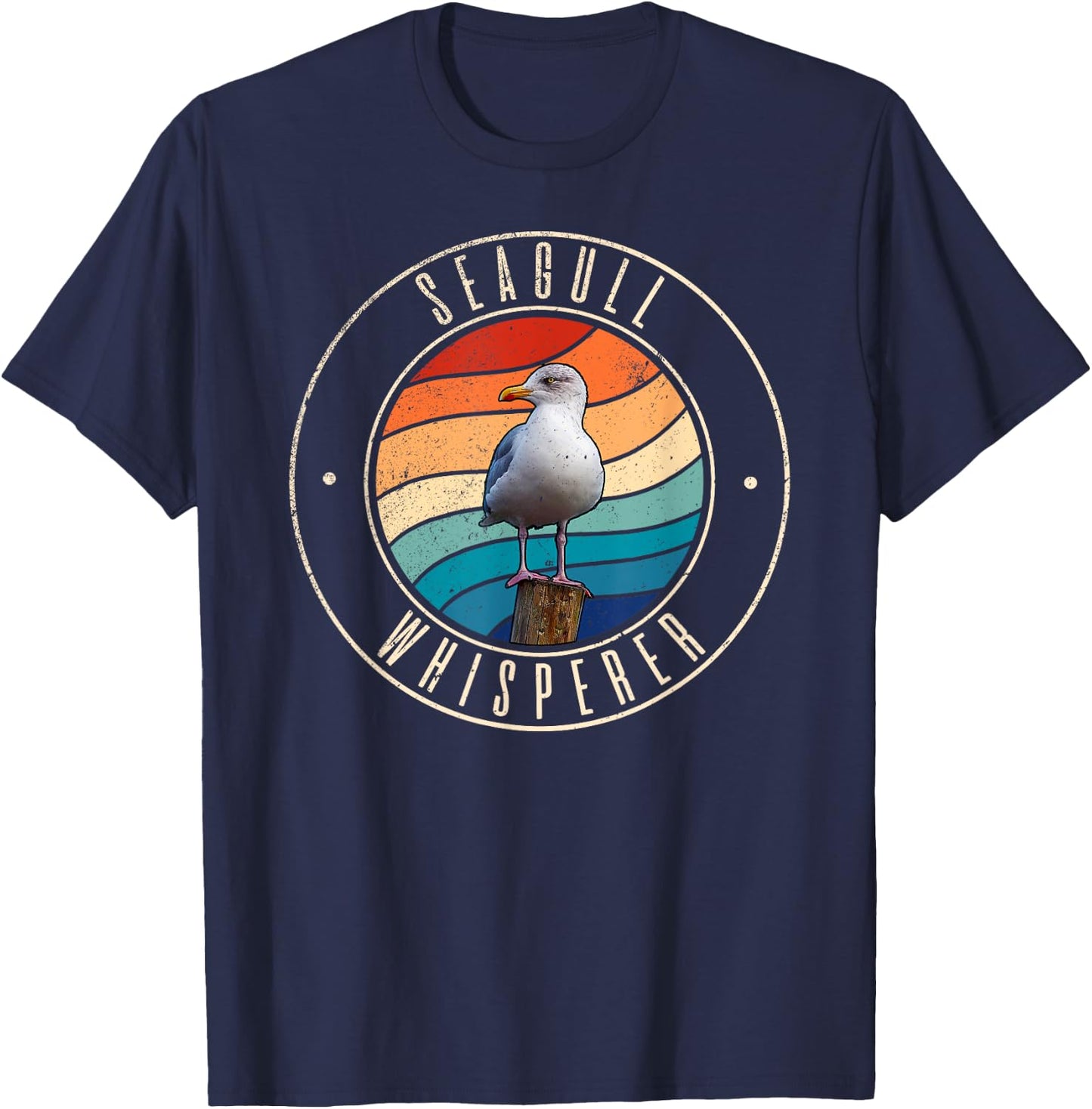 Seagull Whisperer T-Shirt - T-Shirt | Navy