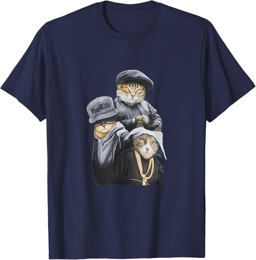 Funny Cat Trio Gangster Thug Cat