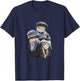 Funny Cat Trio Gangster Thug Cat T-Shirt - T-Shirt | Navy