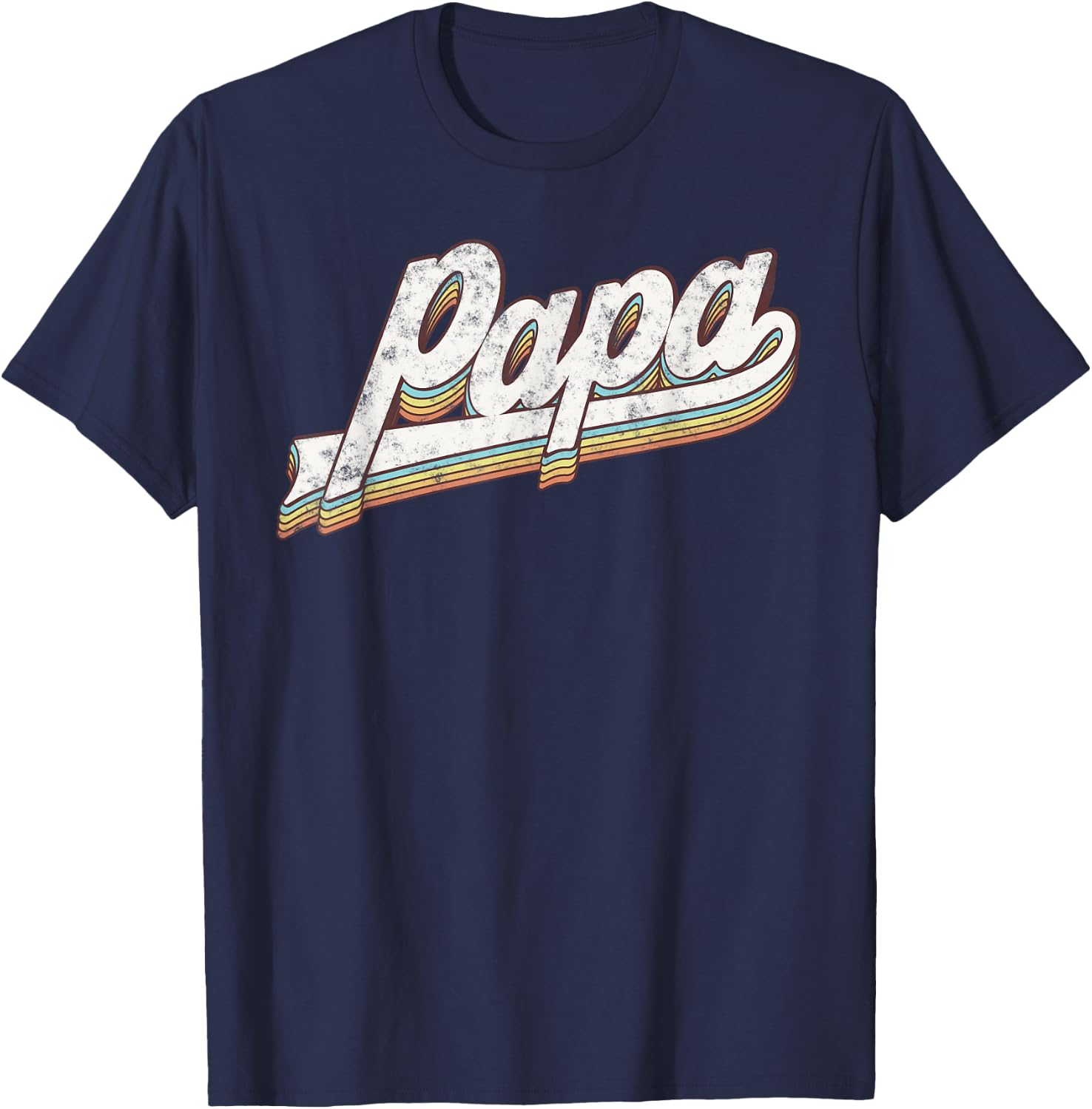 Papa Grandpa Birthday Father’s Day Gifts From Daughter Wife T-Shirt - T-Shirt | Navy