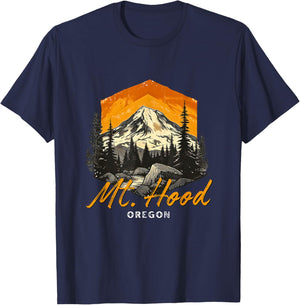Mount Hood Souvenir / Mt. Hood T-Shirt - T-Shirt | Navy