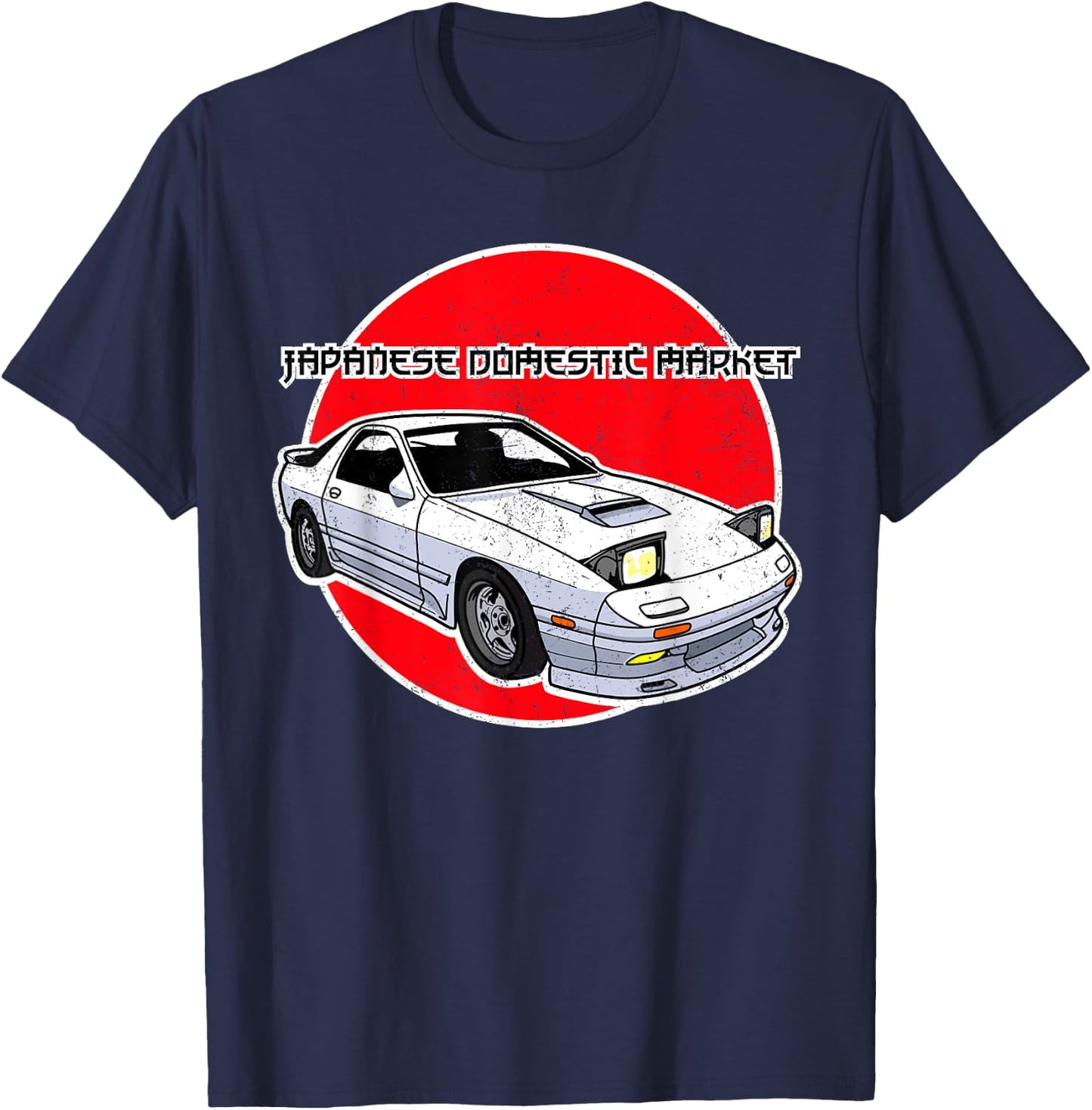 JDM Japan Motorsport Tuning Car Legend 90s T-Shirt - T-Shirt | Navy