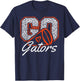 Go Cheer Gator Design Gift Women Girls Boys Kids T-Shirt - T-Shirt | Navy