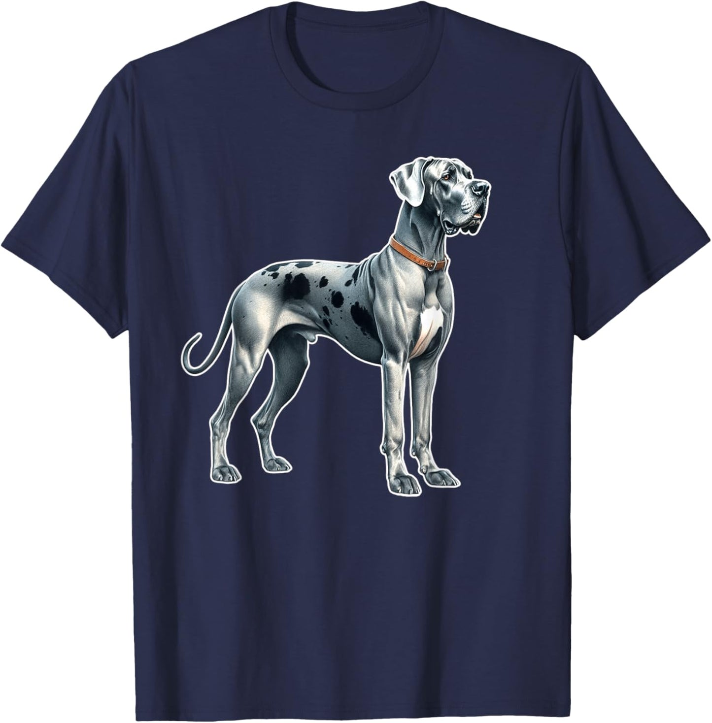 Great Dane Dog T-Shirt - T-Shirt | Navy