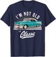1957 57 Chevys Truck Vintage Bel Air Cars Blue T-Shirt - T-Shirt | Navy