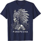 Indigenous People Mexico Native American Purepecha Tribe T-Shirt - T-Shirt | Navy