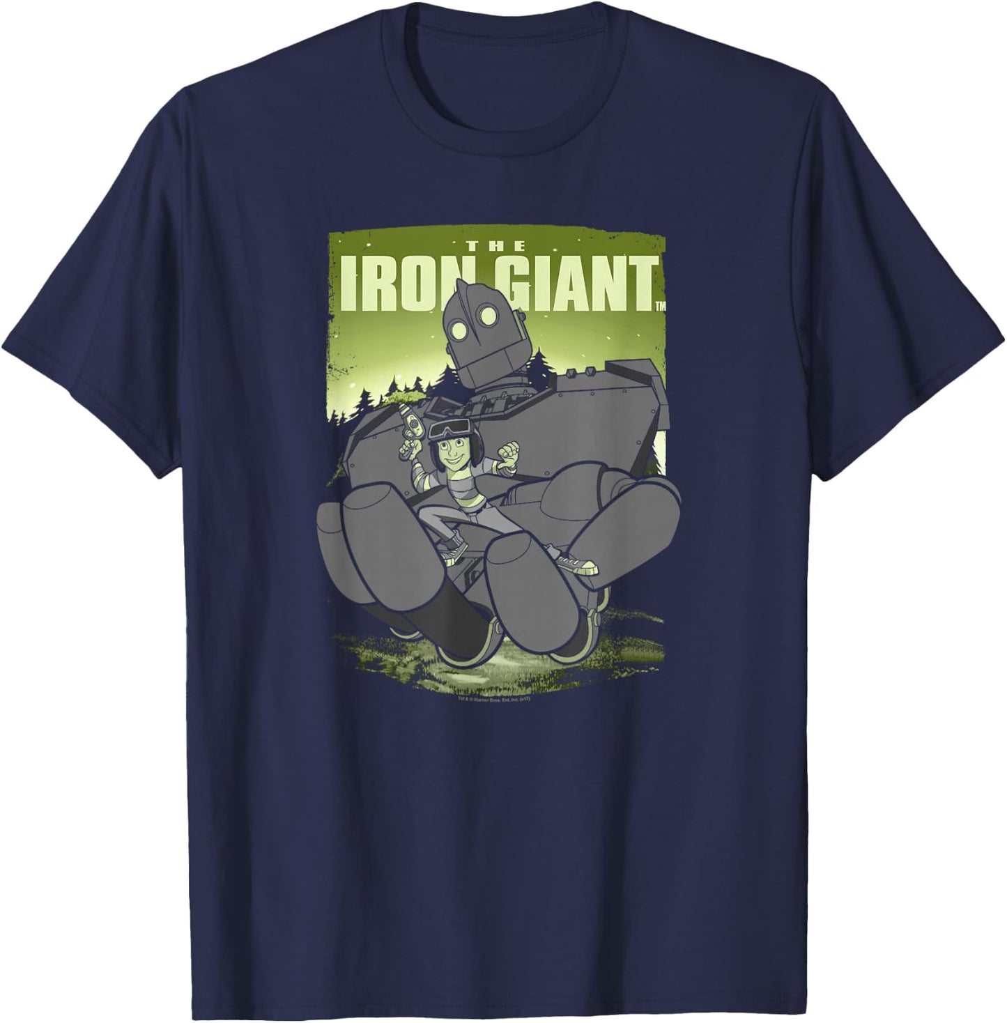 The Iron Giant Helping Hand T-Shirt - T-Shirt | Navy
