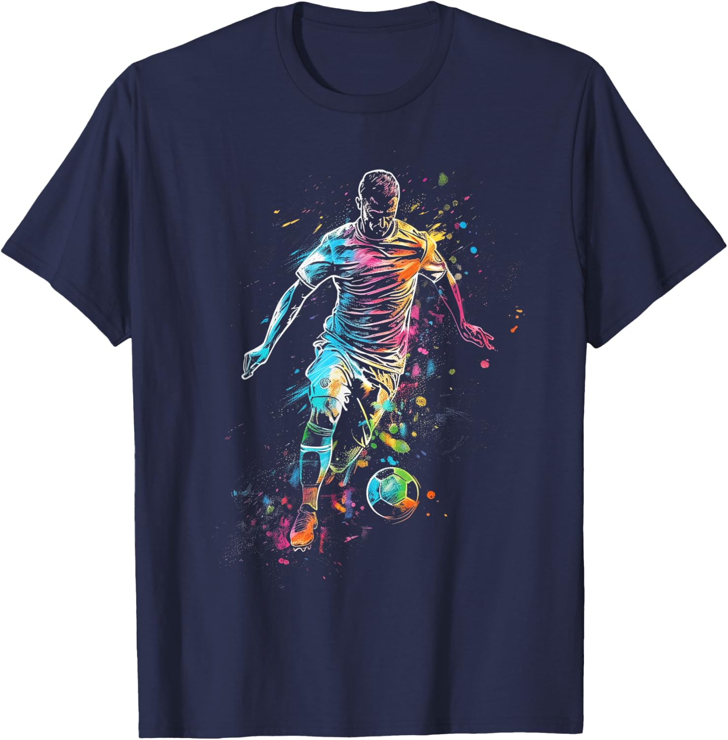 Soccer Player T-Shirt - T-Shirt | Navy