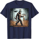 4th of July Bigfoot UFO Selfie Sasquatch Meme Men Women Kids T-Shirt - T-Shirt | Navy