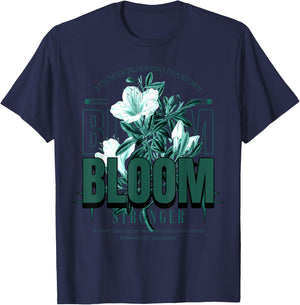 Bloom Stronger Oxidized Green 4s Matching Women T-Shirt - T-Shirt | Navy