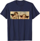 Raffaels Angel Sixtinian Madonna Renaissance Painting Art T-Shirt - T-Shirt | Navy