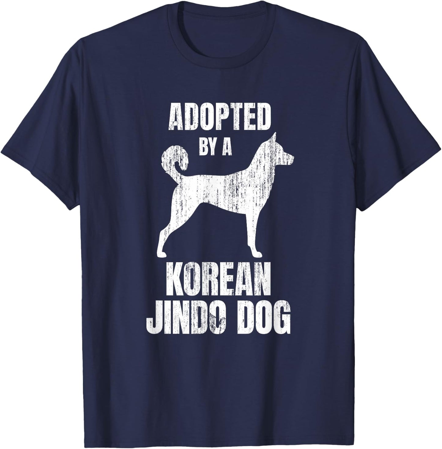 Korean Jindo - Funny Dog Lover T-Shirt - T-Shirt | Navy