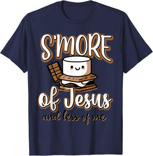 S'More of Jesus and Less of Me T-Shirt - T-Shirt | Navy