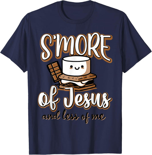 S'More of Jesus and Less of Me T-Shirt - T-Shirt | Navy