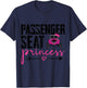SXS UTV Passenger SeaT Princess T-Shirt - T-Shirt | Navy