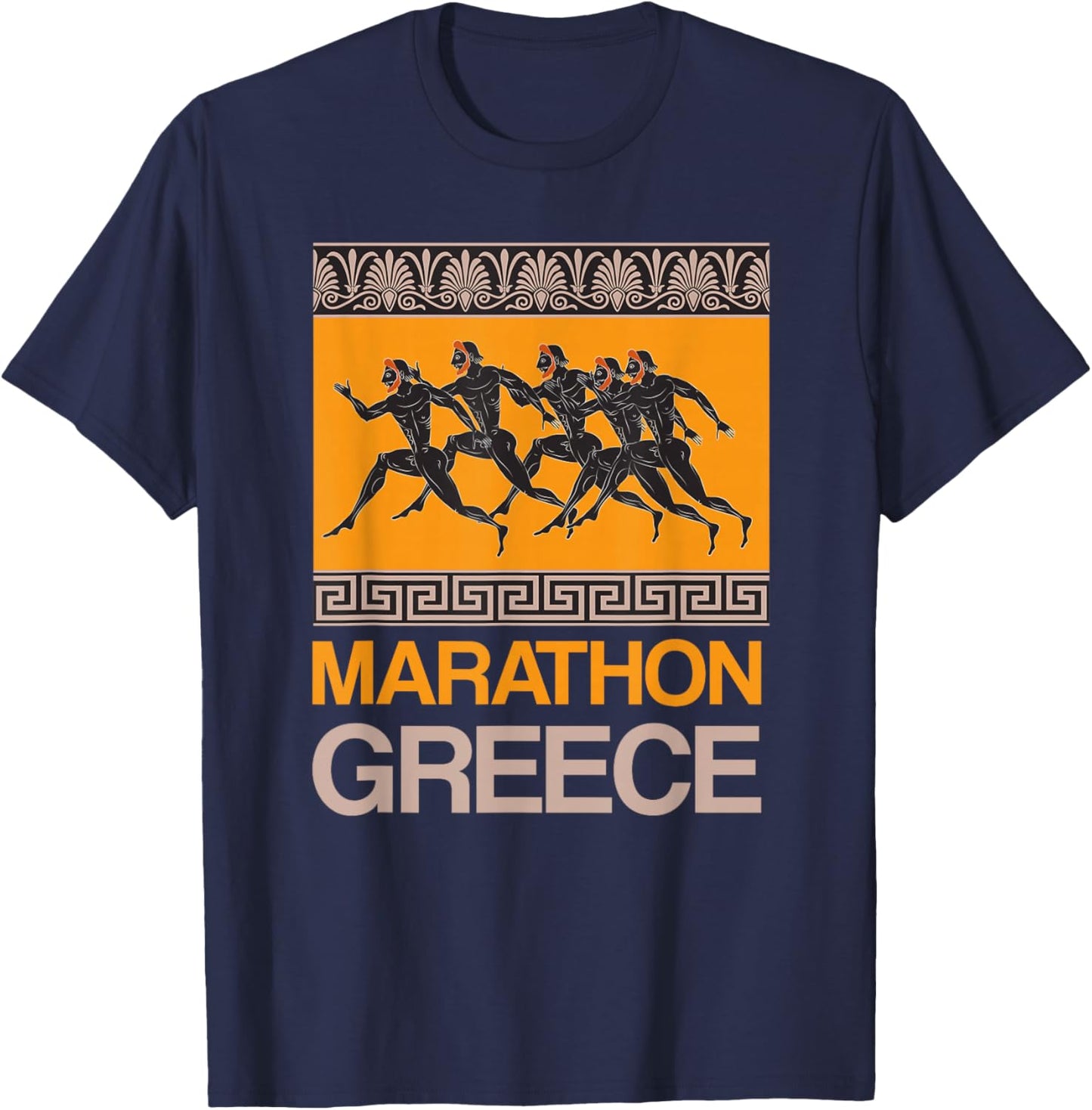 Athens - Marathon - Greece T-Shirt - T-Shirt | Navy