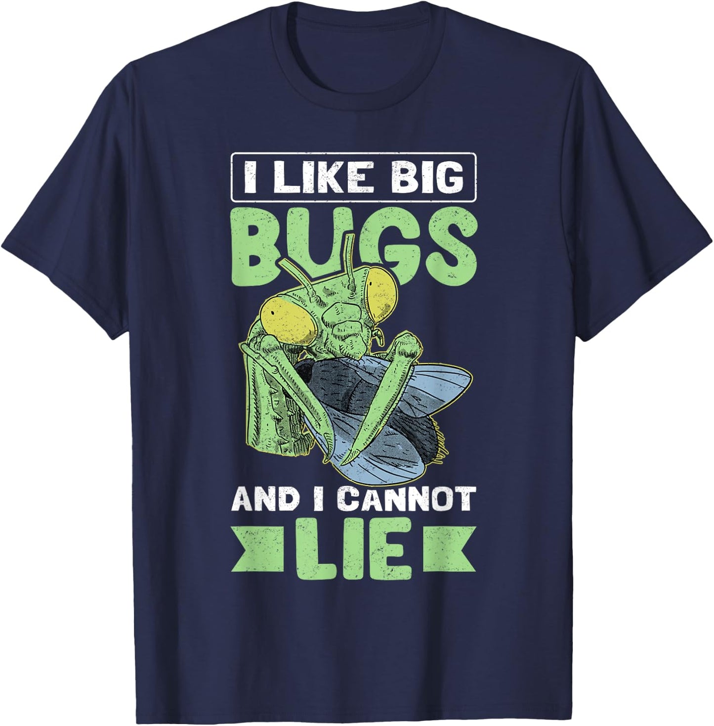 Praying Mantis Insect Lover Mantis Costume Bug T-Shirt - T-Shirt | Navy