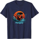 Cool Swimming Vizsla Dog - Hungary Souvenir Men Women Girls Kids T-Shirt - T-Shirt | Navy