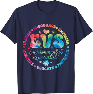 EVS Environmental Specialist Appreciation EVS Week T-Shirt - T-Shirt | Navy