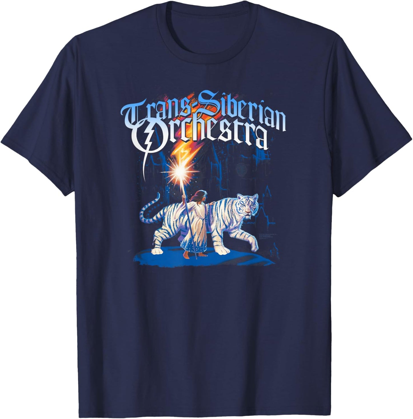 Trans-Siberian Orchestra – Child And Tiger T-Shirt - T-Shirt | Navy