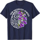 Chiari malformation - ACM awareness - zipperhead - brain T-Shirt - T-Shirt | Navy