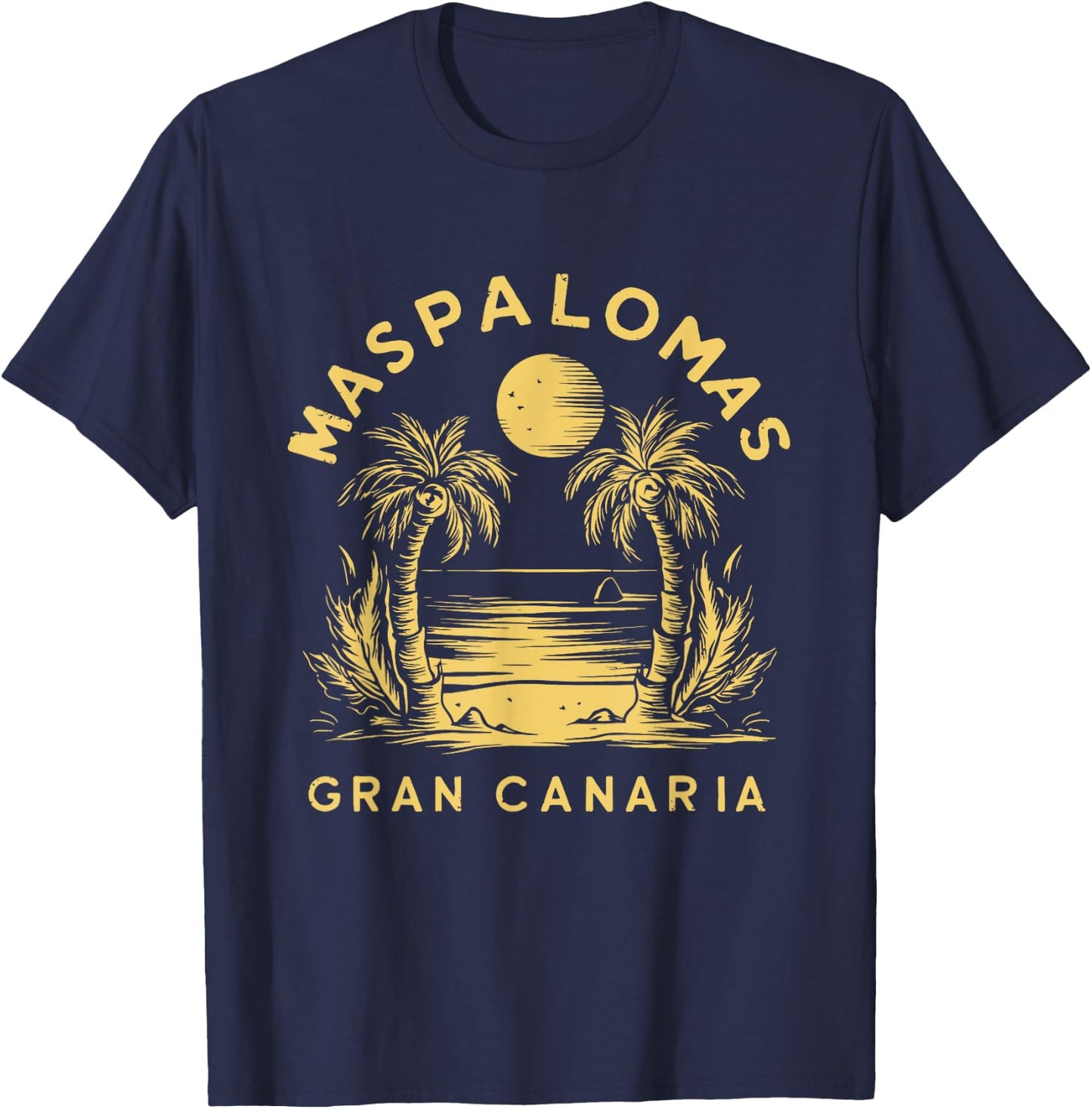 Maspalomas Gran Canaria T-Shirt - T-Shirt | Navy