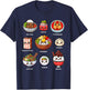 Cute Korean Food Bulgogi Bibimbap Korea Lover Kawaii T-Shirt - T-Shirt | Navy