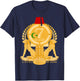 Moorish American Islamism With Hand Of Fatima Kemetic Lions T-Shirt - T-Shirt | Navy