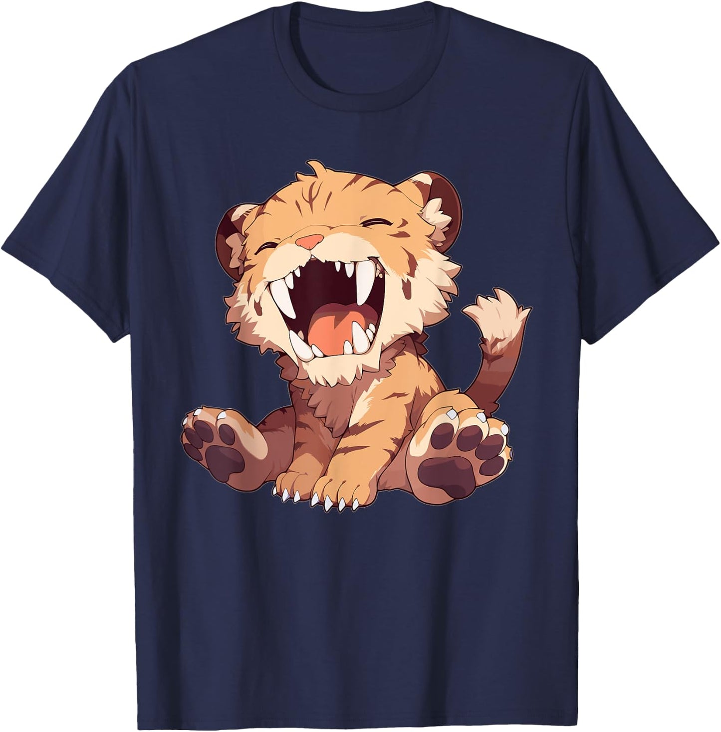 Saber-Toothed Tigers Saber-Toothed Tiger T-Shirt - T-Shirt | Navy