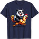 Funny Panda Chicken Rooster Animal Lovers Men Women Kids T-Shirt - T-Shirt | Navy